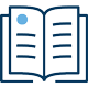 Icon of an open book