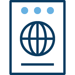 Icon of a passport