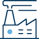 Icon of a factory
