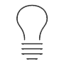 Icon of a lightbulb