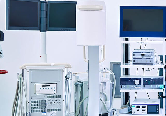 Inside of an operating room