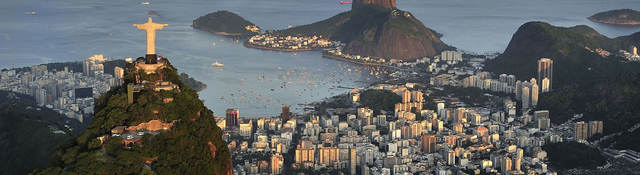 Aeriel view of Rio de Janeiro