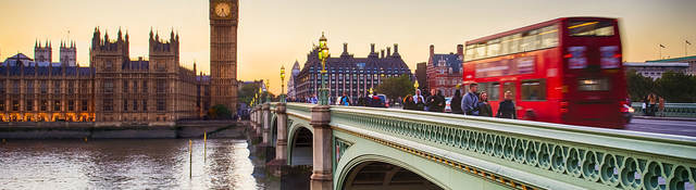 London Bridge at dusk