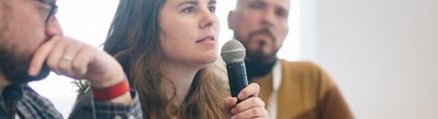 Yvonne Limpens speaking