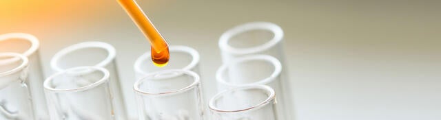 Equipment and glassware for test product extraction and orange color solution