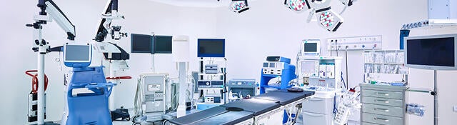 Inside of an operating room