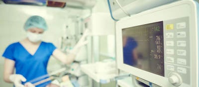 Nurse in a hospital room