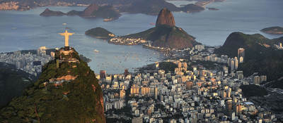 Aeriel view of Rio de Janeiro