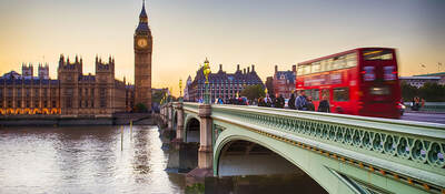London Bridge at dusk
