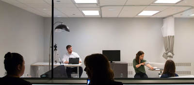 People conducting a medical focus group