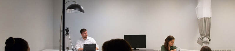 People conducting a medical focus group