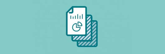 Icon depiction of a stack of documents