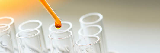 Equipment and glassware for test product extraction and orange color solution