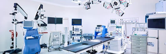 Inside of an operating room