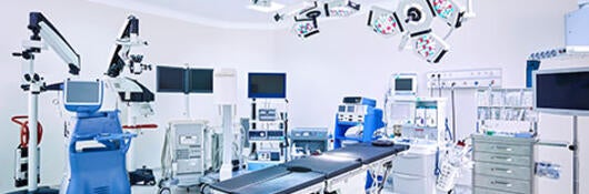 Inside of an operating room