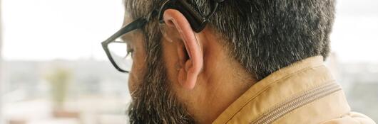 cochlear implant man