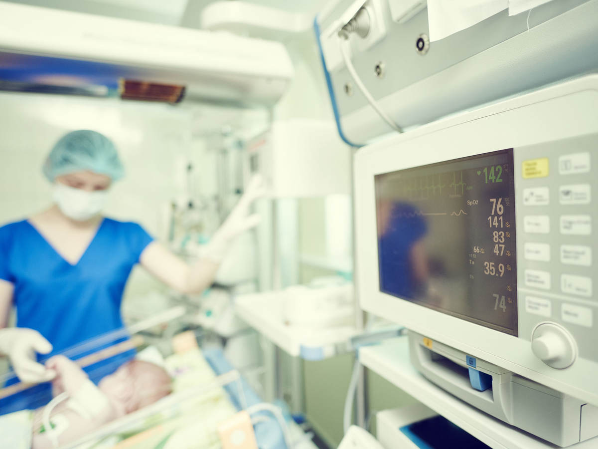 Nurse in a hospital room