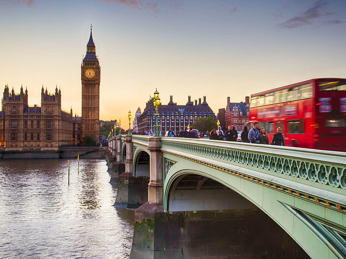 London Bridge at dusk