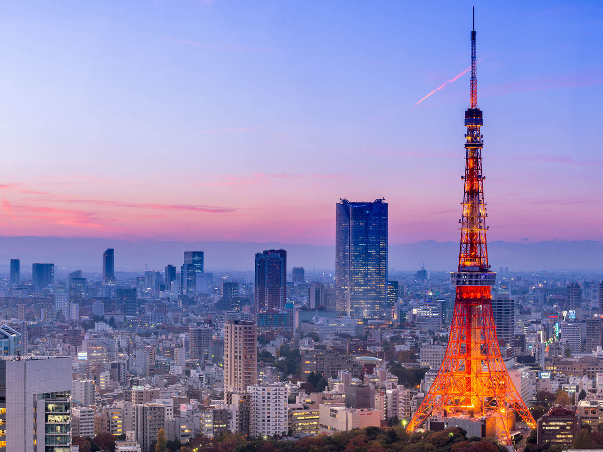 Japan at sunset