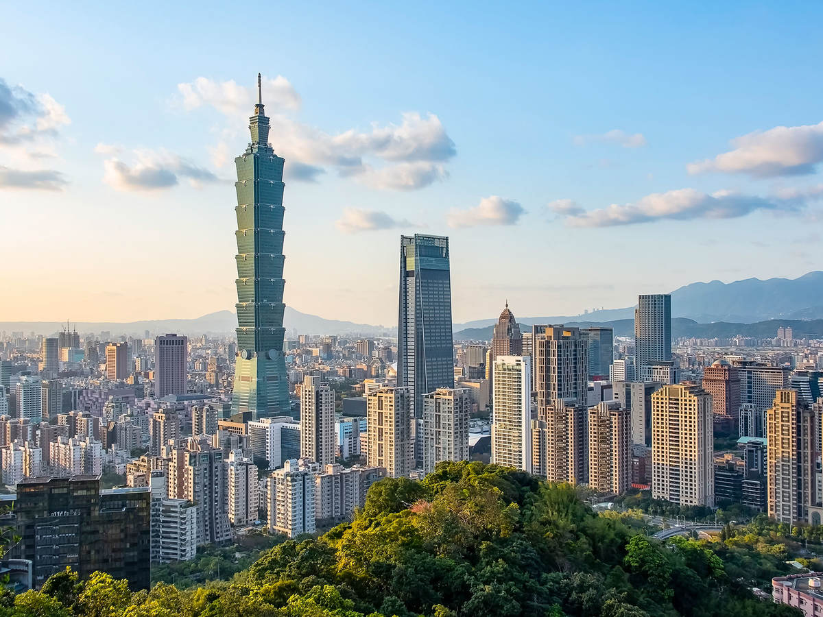 Taiwan skyline during the day