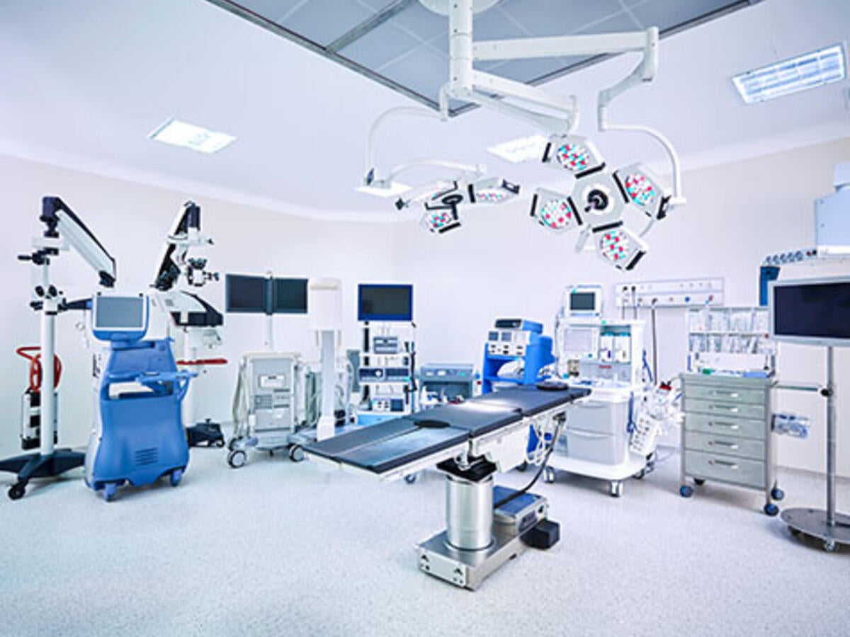 Inside of an operating room