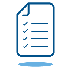 Icon of a checklist