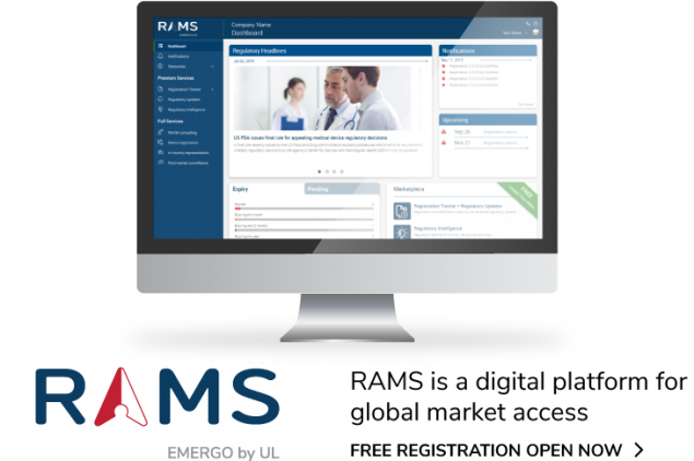 RAMS portal registration