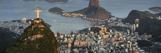 Aeriel view of Rio de Janeiro