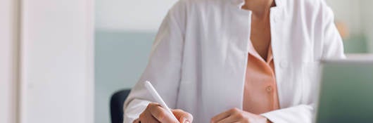 Woman making notes