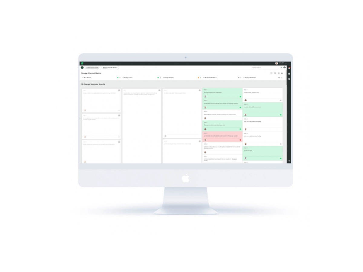 Computer monitor displaying software screenshot