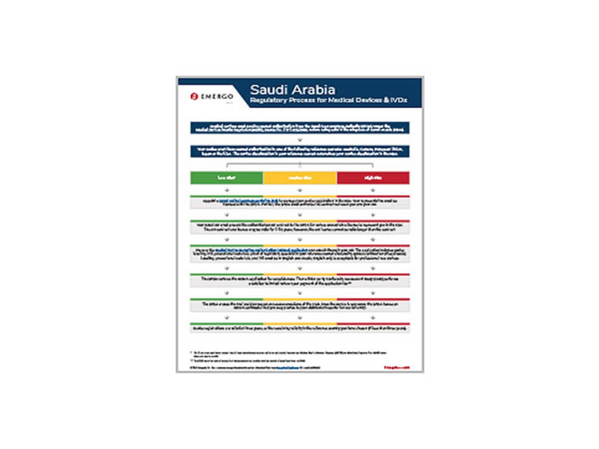 Sample document of Saudi Arabia Regulatory Approval Process for Medical Devices