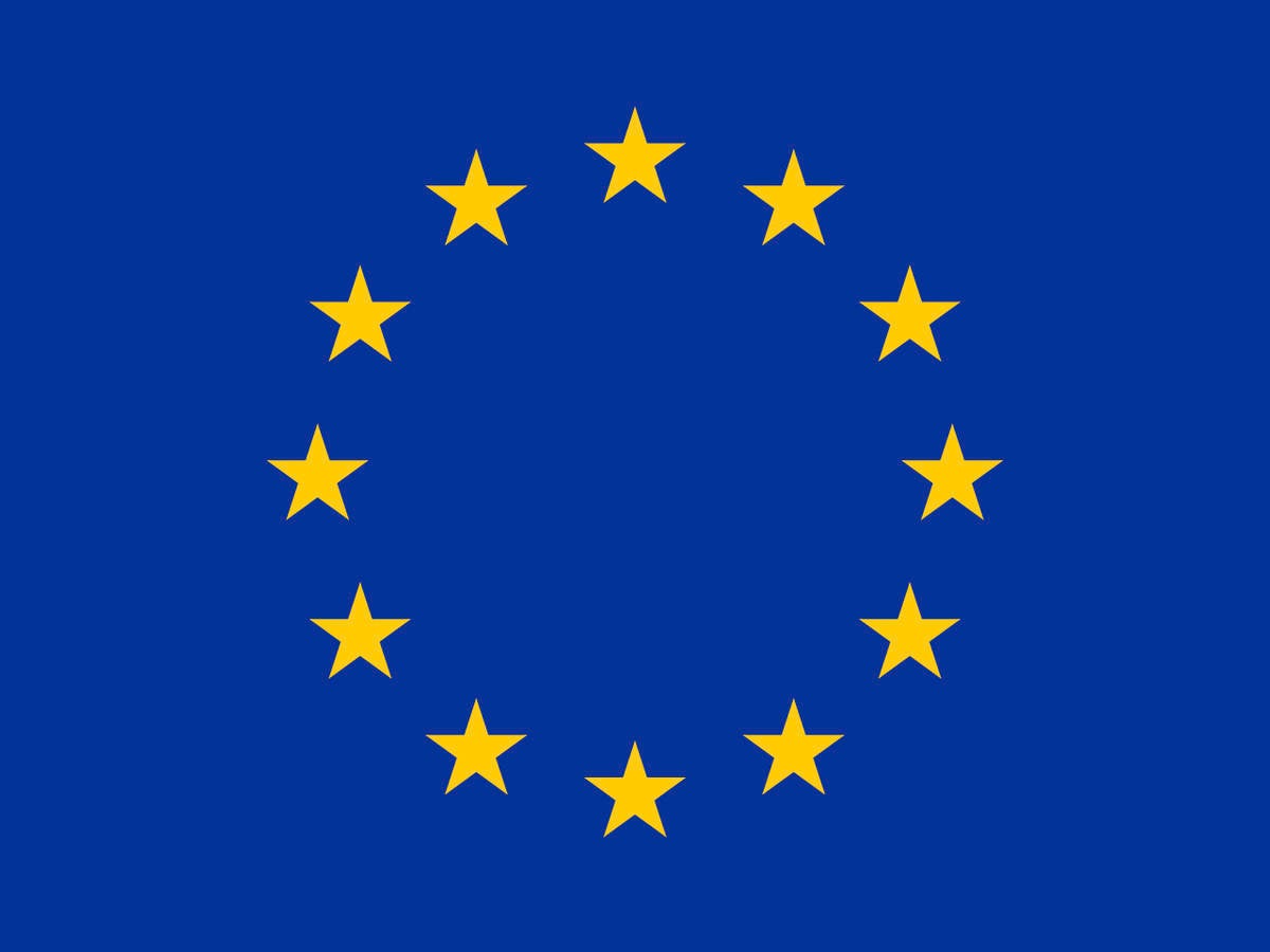 European Union flag drawing