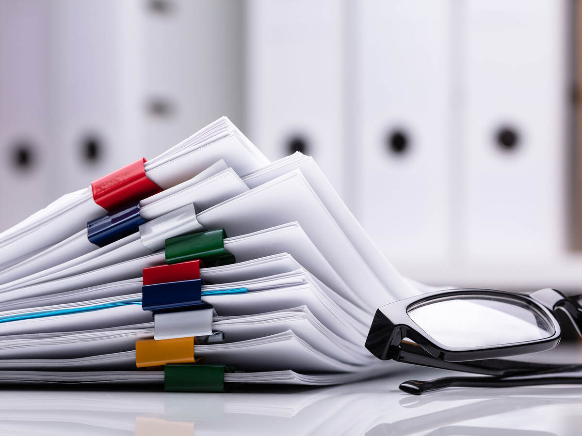 Stack of papers